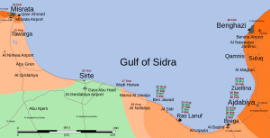  Progress of the Libya civil war in the Gulf of Sirte region by Rafy