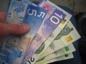 Canadian money courtesy of Rick.