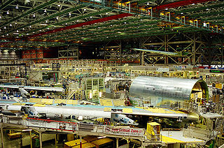 Interior of Boeing Factory, Seattle. Photo by Meutia Chaerani / Indradi Soemardjan
