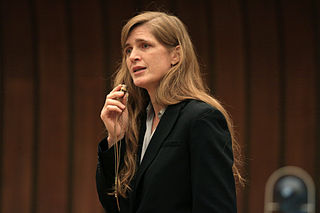 Samantha Power. United States Mission Geneva Photo: Eric Bridiers